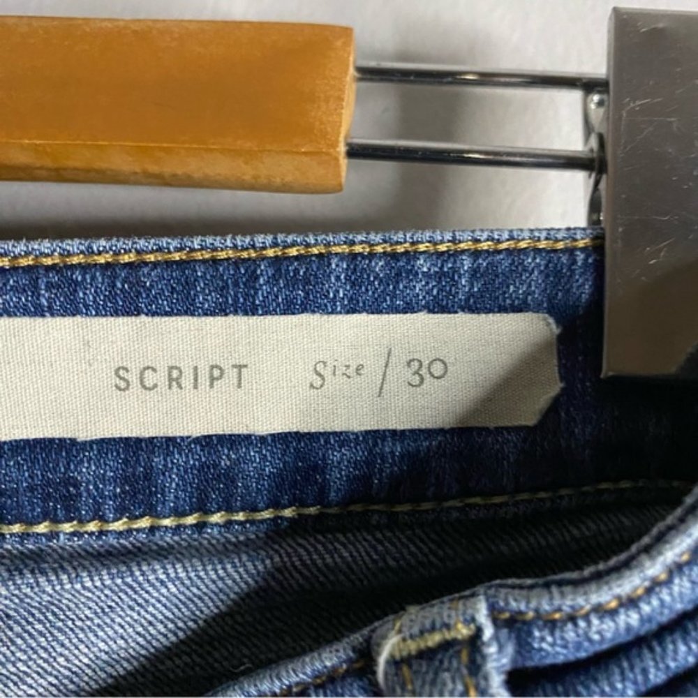 Anthropologie x Pilcro and The Letterpress Script Denim Shorts - Picture 3 of 6